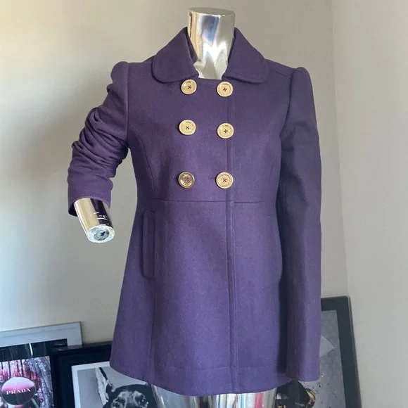 ❌SOLD❌ Juicy Couture Wool Peacoat - Picture 1 of 7